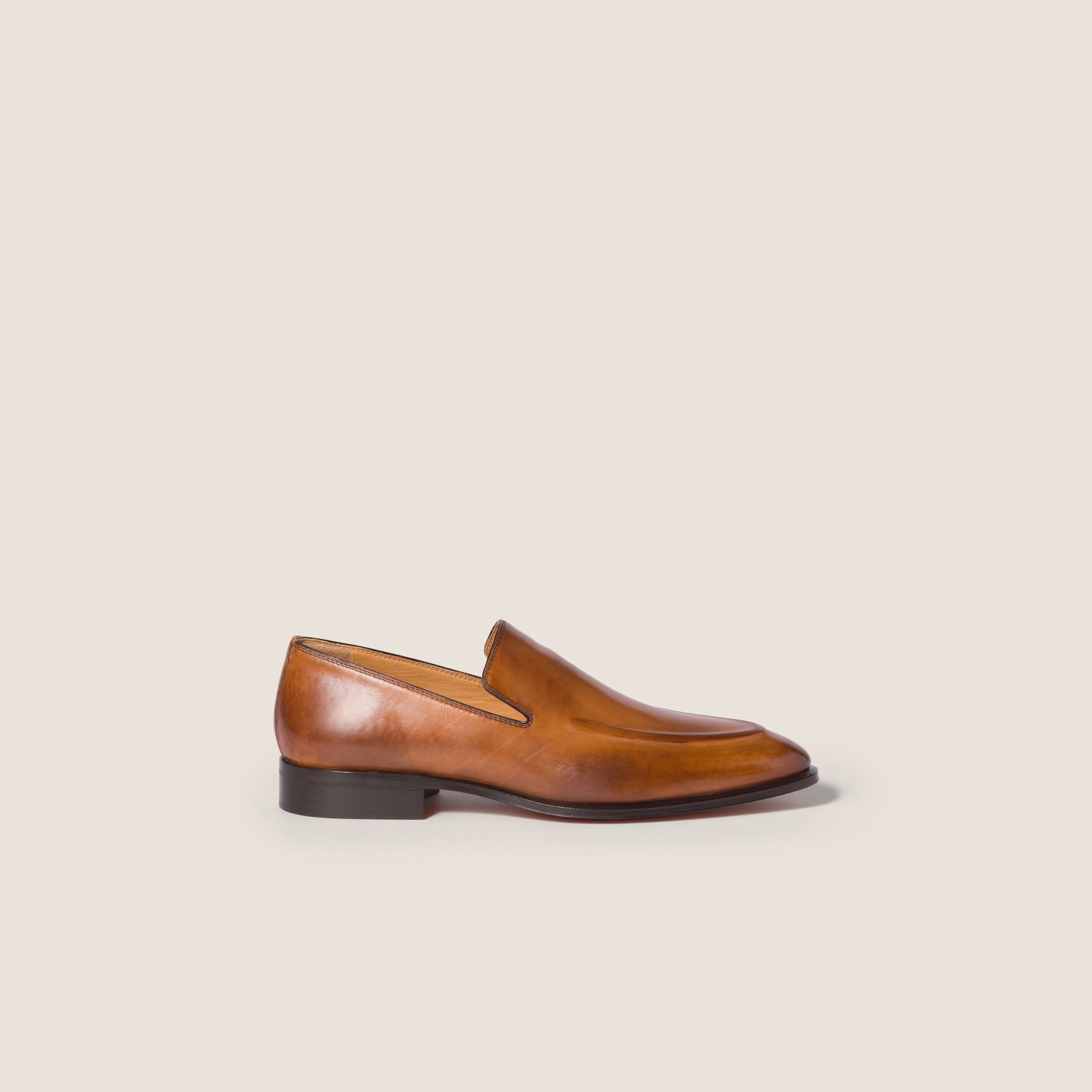 Leather loafers