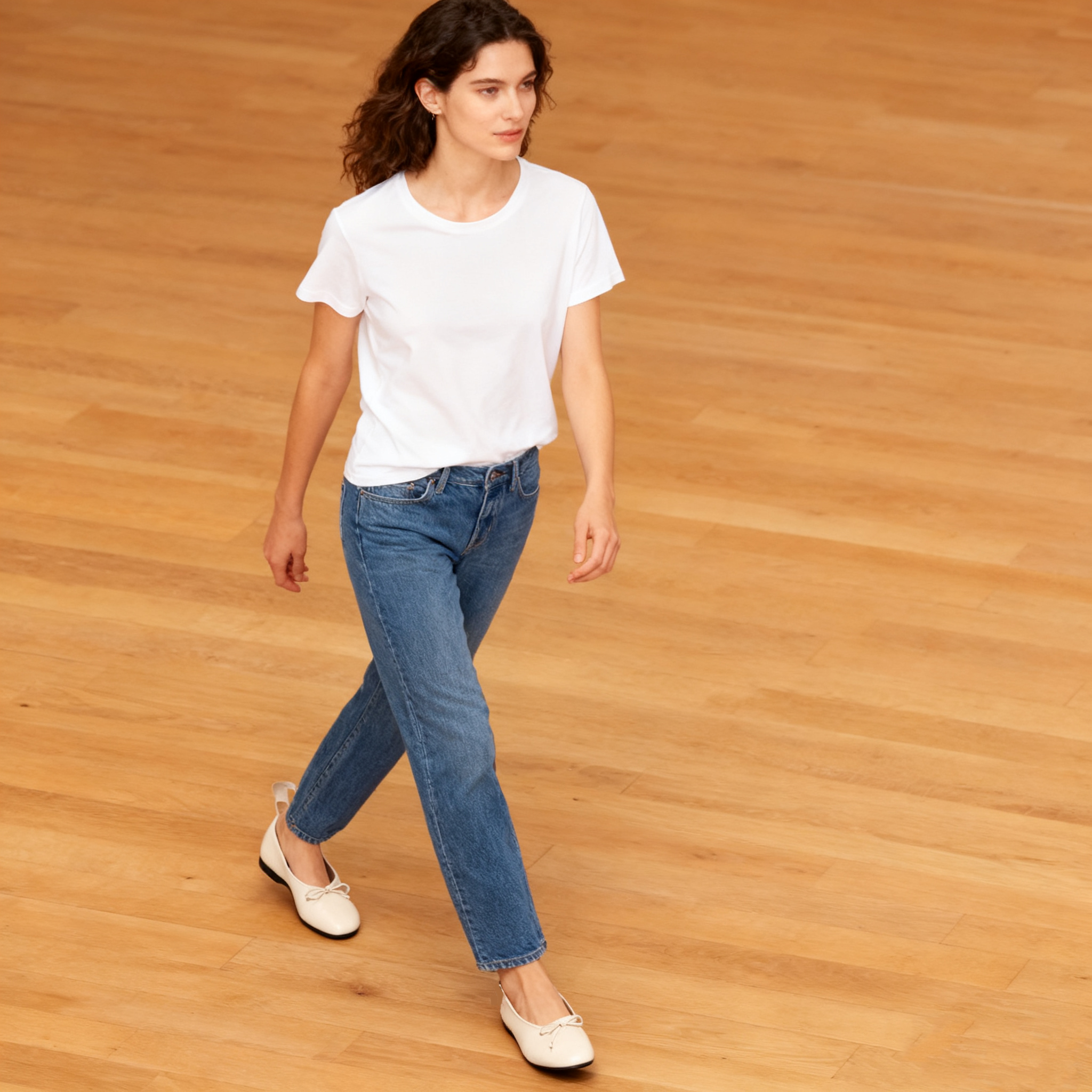 Élan nappa leather ballerinas