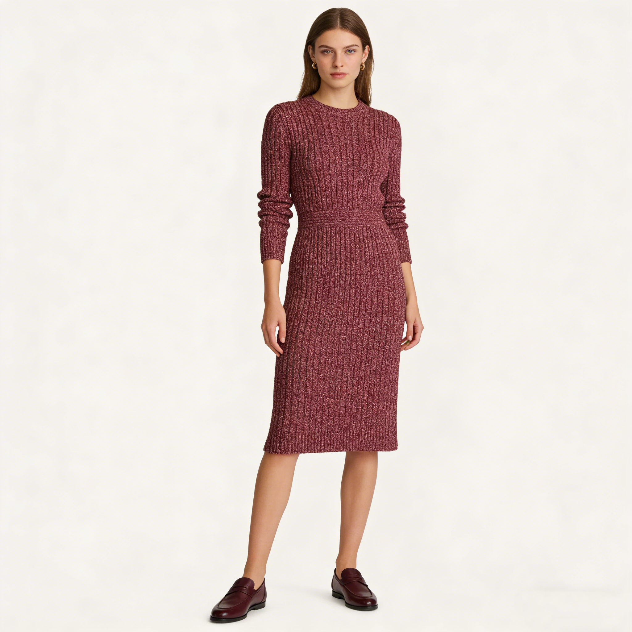 Deep Maroon Calfskin Sergio Loafers