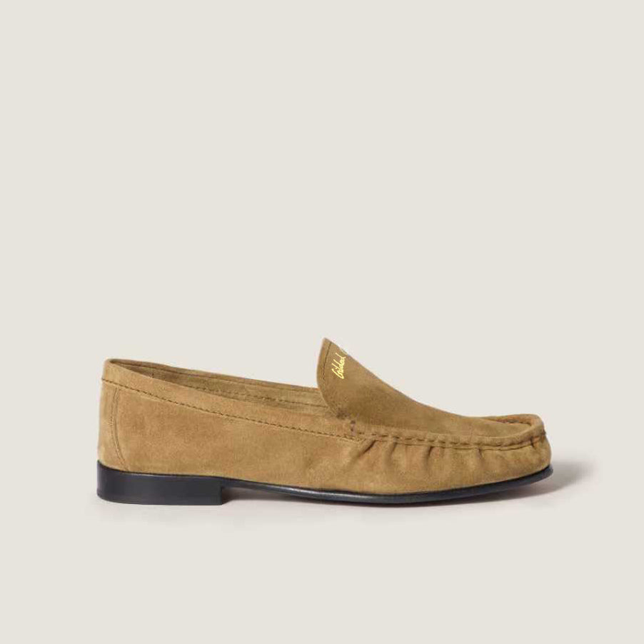 Suede loafers