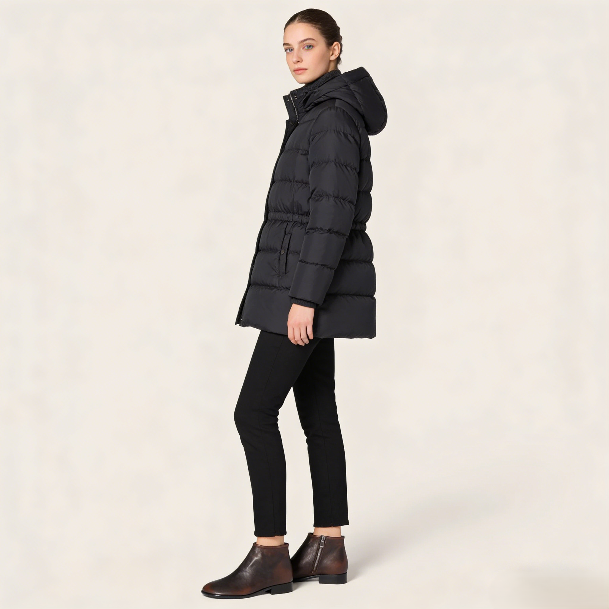 smoky leather booties