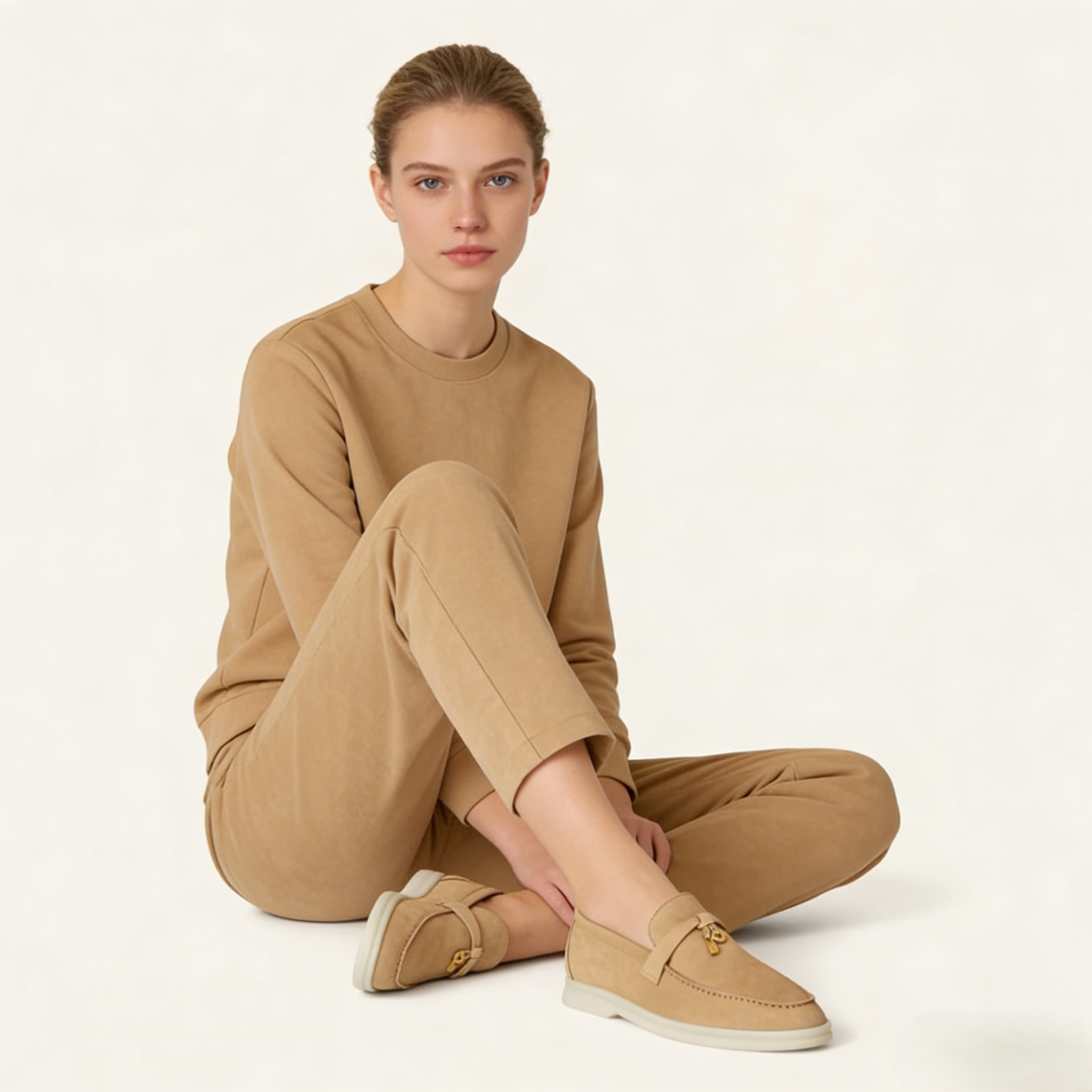 Women's Sandstone Suede Summer Loafers