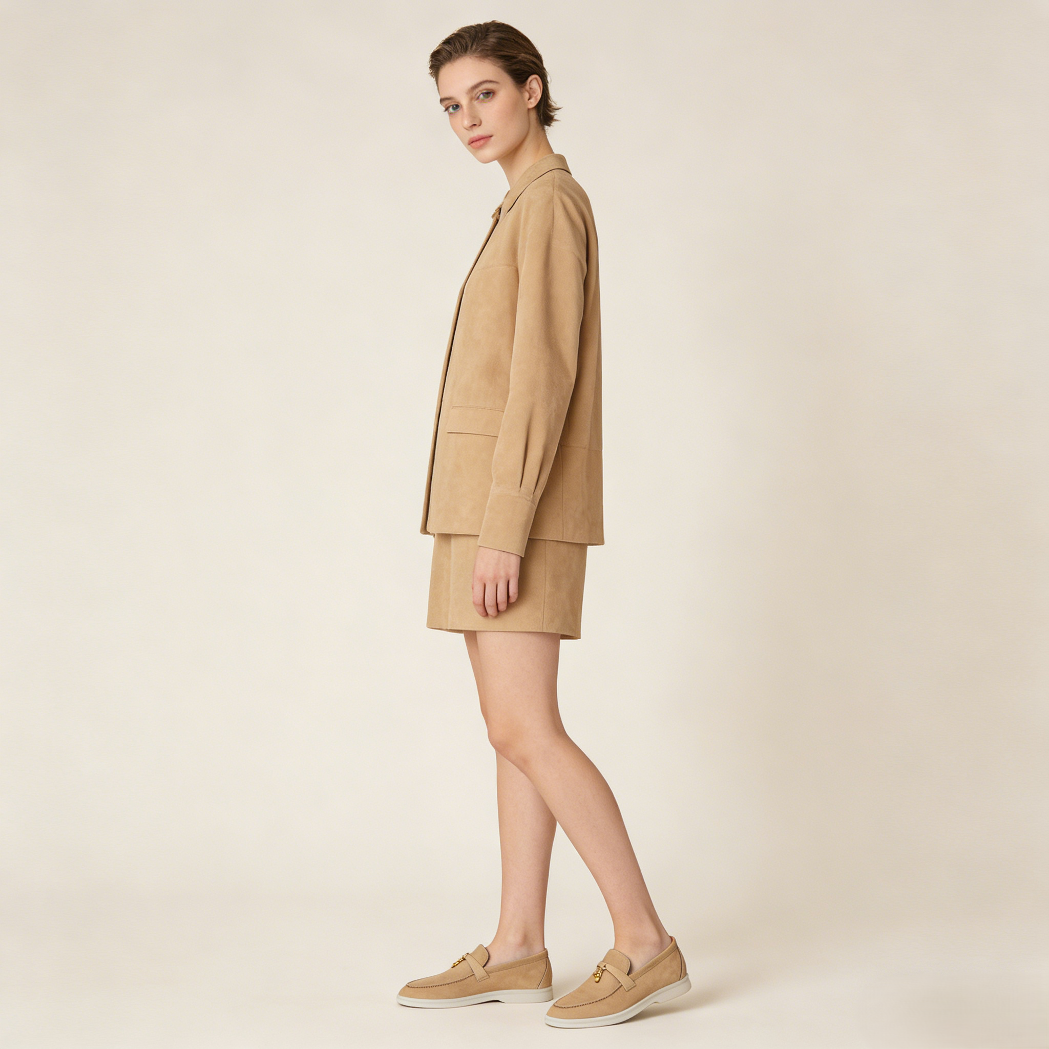 Women's Sandstone Suede Summer Loafers
