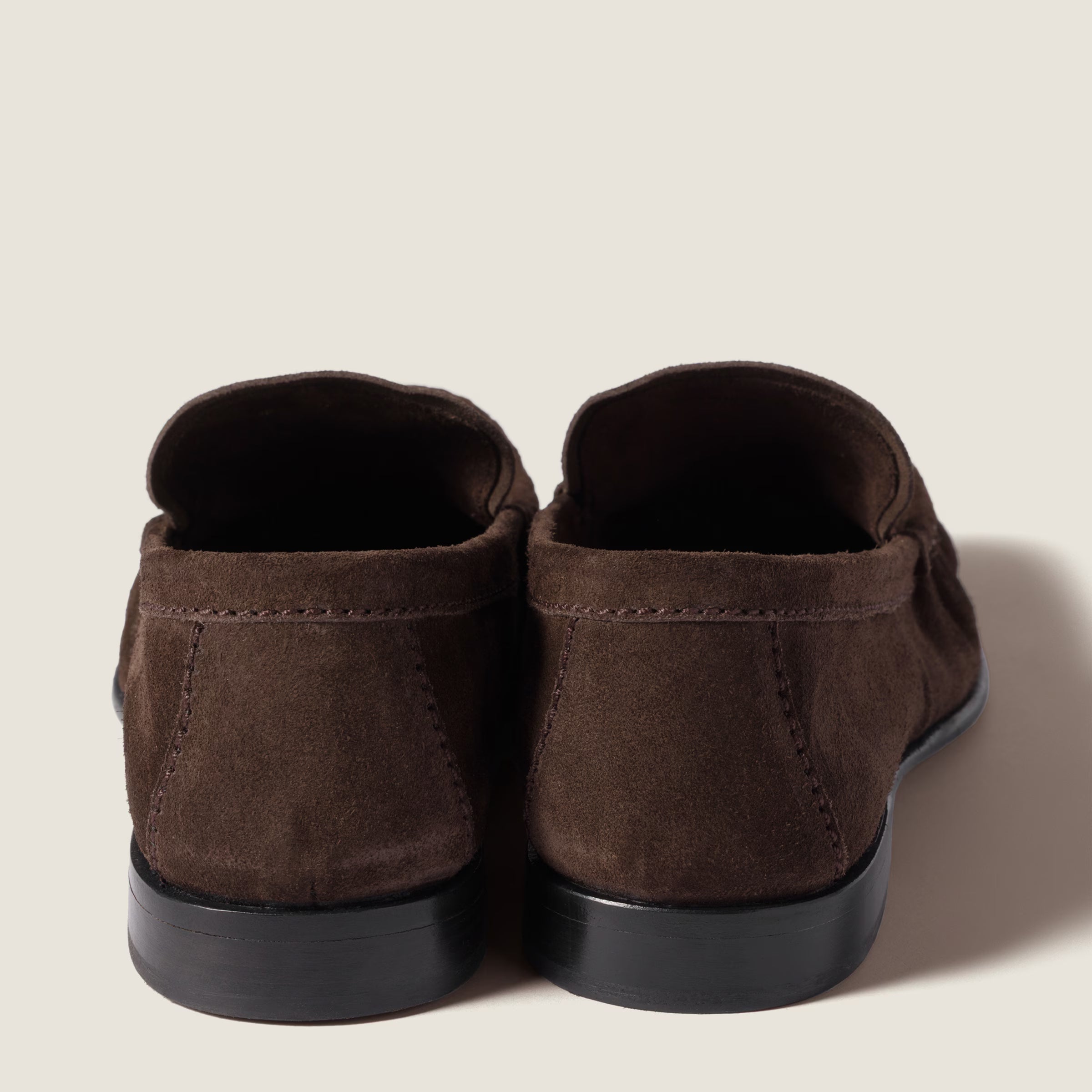 Suede loafers