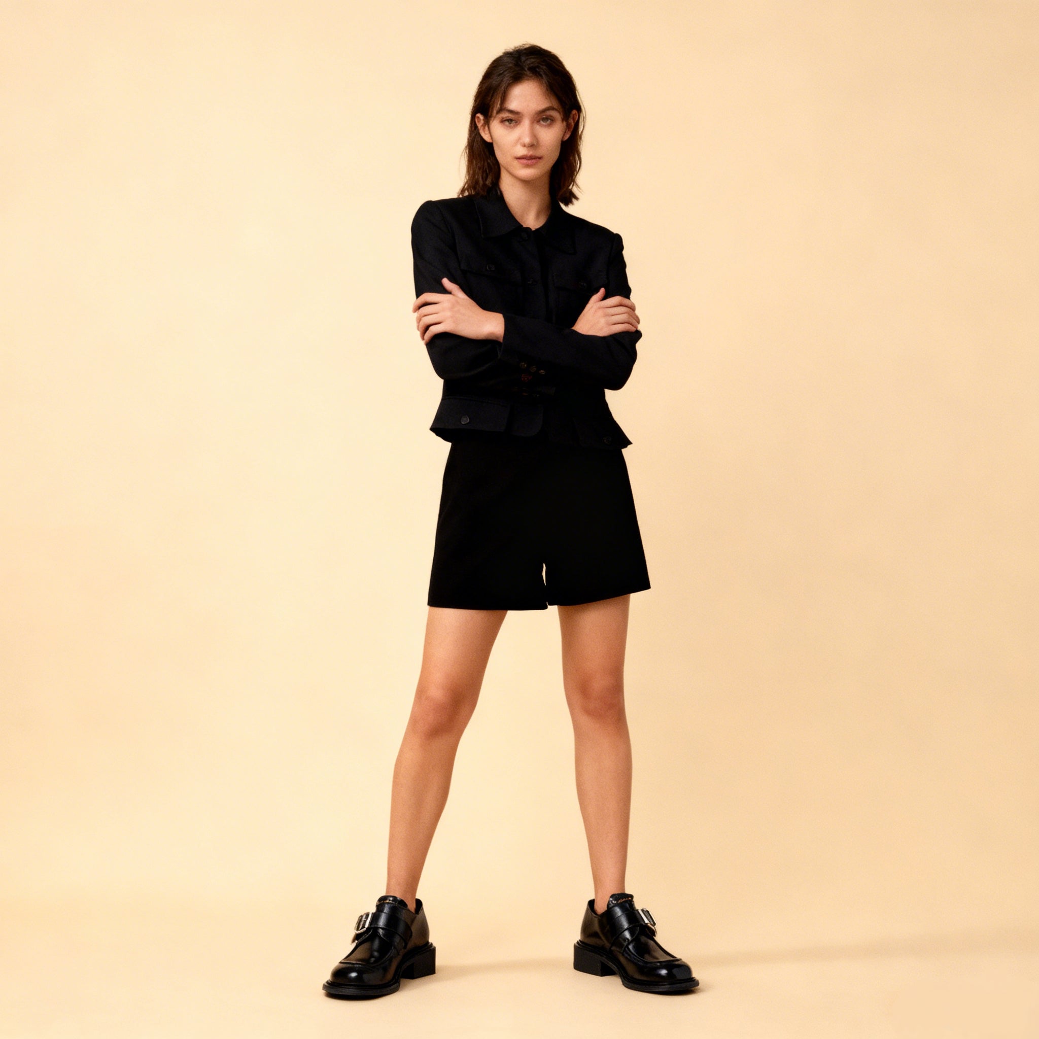 Polished Leather Brogue Shoes